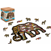 WOODEN CITY Drevené puzzle Magický slon 150 dielikov EKO