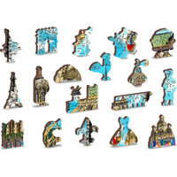 WOODEN CITY Drevené puzzle Katedrála Notre-Dame 2v1, 1010 dielikov EKO