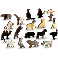 WOODEN CITY Drevené puzzle Slonie sny 2v1, 75 dielikov EKO