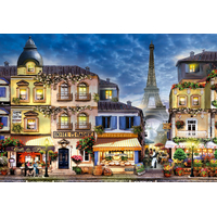 WOODEN CITY Drevené puzzle Raňajky v Paríži 2v1, 150 dielikov EKO