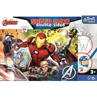 TREFL Obojstranné puzzle Avengers SUPER MAXI 24 dielikov
