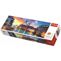 TREFL Panoramatické puzzle Kanál Grande, Benátky 1000 dielikov