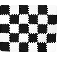 Kinderkraft Penový koberec Luno Čierno-biely 30ks (29,5x29,5)