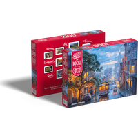 CHERRY PAZZI Puzzle Dažďové odlesky 1000 dielikov