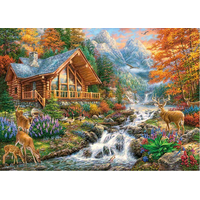 CHERRY PAZZI Puzzle Pokoj vysoko v horách 1000 dielikov