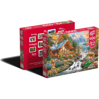 CHERRY PAZZI Puzzle Pokoj vysoko v horách 1000 dielikov