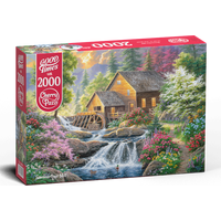 CHERRY PAZZI Puzzle Mlyn v lete 2000 dielikov