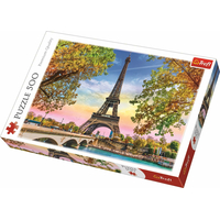 TREFL Puzzle Romantický Paríž 500 dielikov