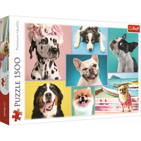 TREFL Puzzle Roztomilé psy 1500 dielikov
