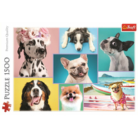 TREFL Puzzle Roztomilé psy 1500 dielikov