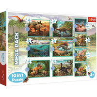 TREFL Puzzle Dinosaury MEGA PACK 10v1