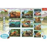 TREFL Puzzle Dinosaury MEGA PACK 10v1