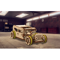 WOODEN CITY 3D puzzle Automobil Hot Rod 141 dielov