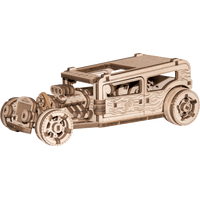 WOODEN CITY 3D puzzle Automobil Hot Rod 141 dielov