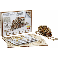 WOODEN CITY 3D puzzle Dream Express s koľajnicami 220 dielov