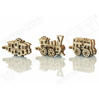 WOODEN CITY 3D puzzle mini sada Widgets: Dopravné prostriedky 36 dielikov