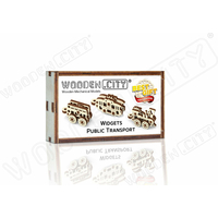 WOODEN CITY 3D puzzle mini sada Widgets: Dopravné prostriedky 36 dielikov