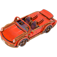 WOODEN CITY 3D puzzle Športové auto Limitovaná edícia 194 dielov