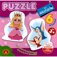 ALEXANDER Baby puzzle Princezná 6v1 (2-7 dielikov)