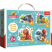 TREFL Baby puzzle Rybka MiniMini 4v1 (3,4,5,6 dielikov)