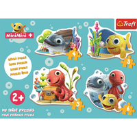 TREFL Baby puzzle Rybka MiniMini 4v1 (3,4,5,6 dielikov)