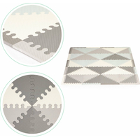 ECOTOYS Penové puzzle Trojuholníky s okrajmi