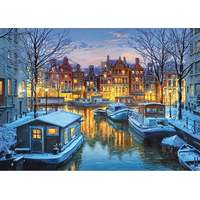 CHERRY PAZZI Puzzle Amsterdam v noci 1000 dielikov