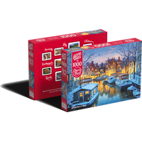 CHERRY PAZZI Puzzle Amsterdam v noci 1000 dielikov