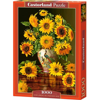 CASTORLAND Puzzle Slnečnica vo váze 1000 dielikov