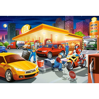 CASTORLAND Puzzle Čerpacia stanica MAXI 40 dielikov