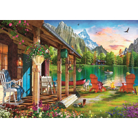 TREFL Puzzle Chata v horách 500 dielikov