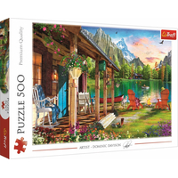 TREFL Puzzle Chata v horách 500 dielikov