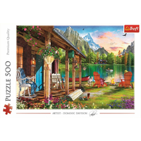 TREFL Puzzle Chata v horách 500 dielikov