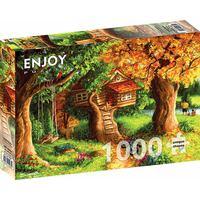 ENJOY Puzzle Domček na strome 1000 dielikov