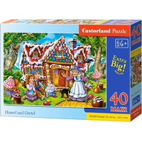 CASTORLAND Puzzle Janko a Marienka MAXI 40 dielikov