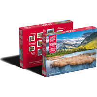 CHERRY PAZZI Puzzle Jazero Vermilion, Národný park Banff, Kanada 1000 dielikov
