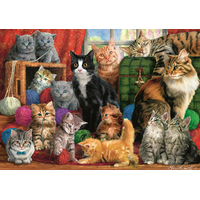 TREFL Puzzle Mačacie stretnutie 1000 dielikov