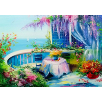 ENJOY Puzzle Kvetinový balkón 1000 dielikov