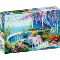 ENJOY Puzzle Kvetinový balkón 1000 dielikov