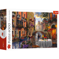 TREFL Puzzle Romantická večera 6000 dielikov