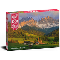 CHERRY PAZZI Puzzle Santa Maddalena, Dolomity 1000 dielikov