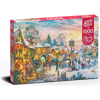 CHERRY PAZZI Puzzle Stmievanie v zime 1000 dielikov