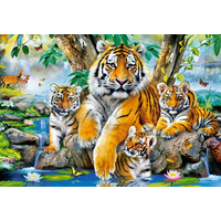 CASTORLAND Puzzle Tigre pri rieke 1000 dielikov