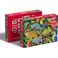 CHERRY PAZZI Puzzle Úžasní chameleóni 2000 dielikov