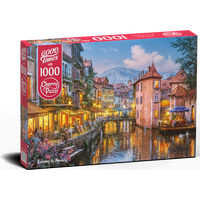 CHERRY PAZZI Puzzle Večer v Annecy 1000 dielikov