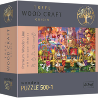 TREFL Wood Craft Origin puzzle Čarovný svet 501 dielikov