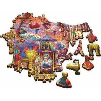 TREFL Wood Craft Origin puzzle Čarovný svet 501 dielikov