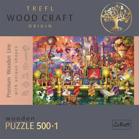 TREFL Wood Craft Origin puzzle Čarovný svet 501 dielikov