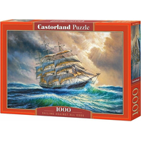 CASTORLAND Puzzle Plachetnica na mori 1000 dielikov