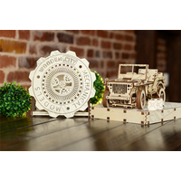 WOODEN CITY 3D puzzle Terénne auto - džíp 4x4, 570 dielikov